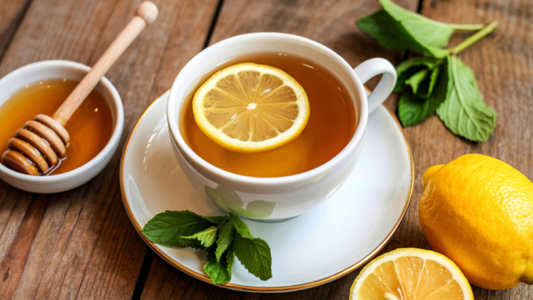 Honey and lemon tea